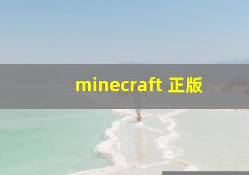 minecraft 正版